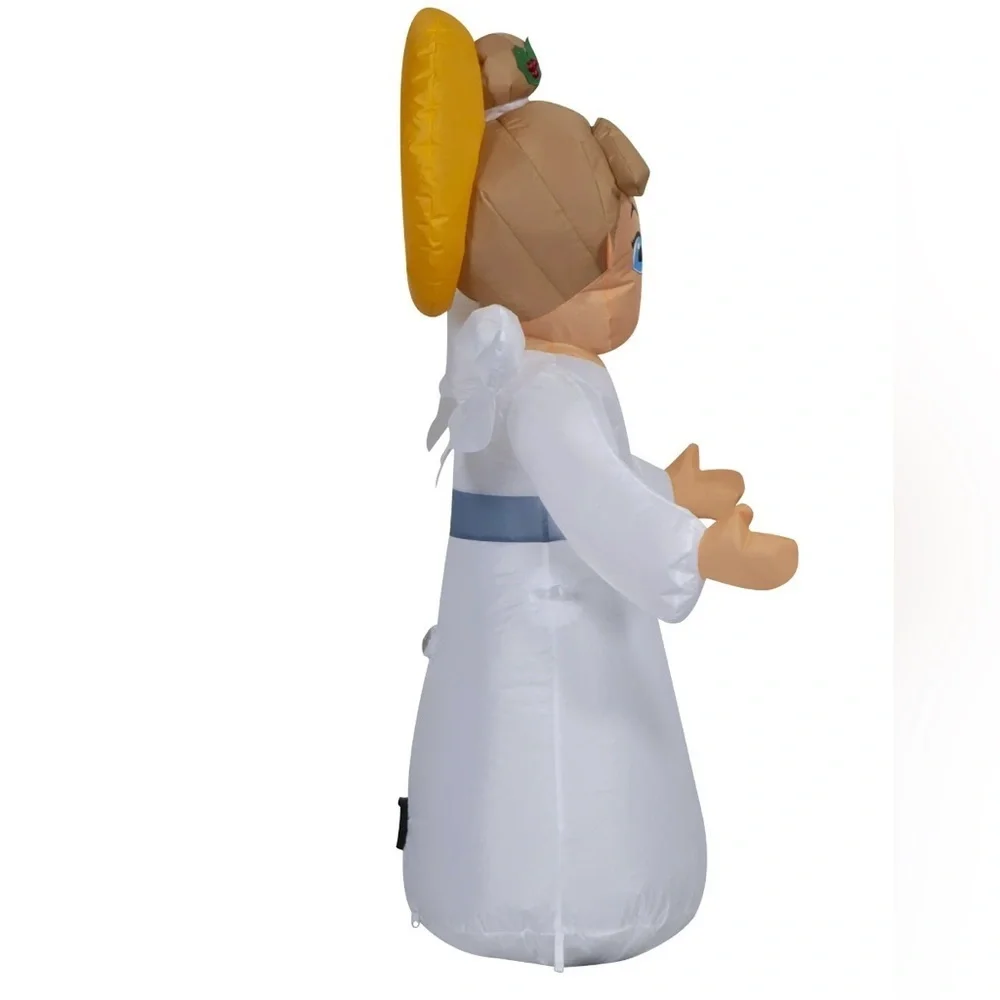 Kaleidoscope Angel Christmas XMAS Airblown Yard Inflatable 3.5 feet NEW NWT